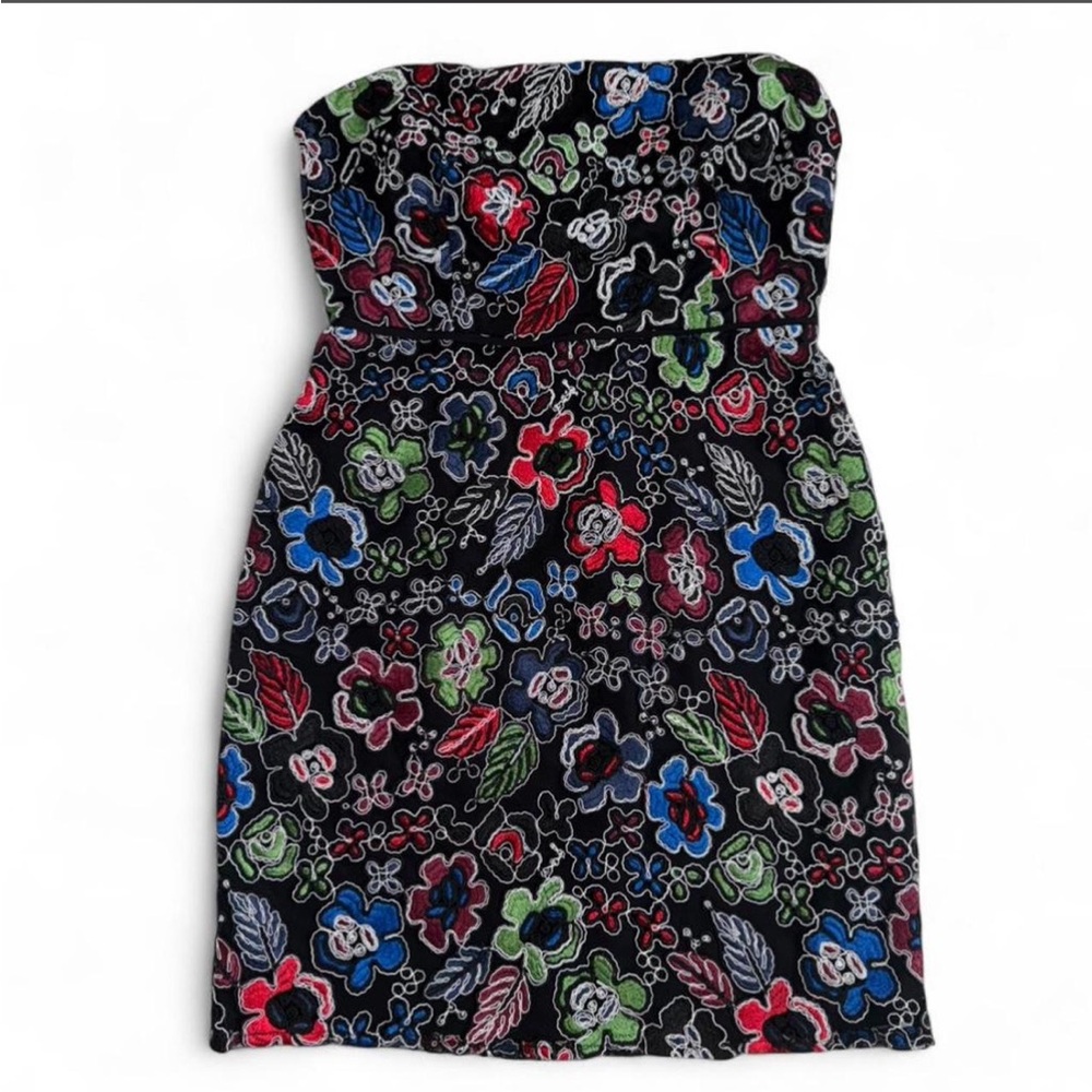 Sam Edelman Strapless Floral Dress